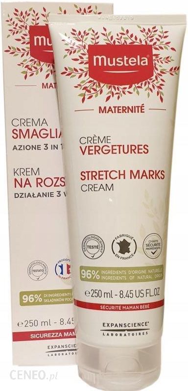 Mustela Krem Na Rozstępy Maternity Stretch Marks Cream Active 3In1 250Ml