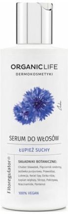 Organic Life Dermocosmetics Serum Do Włosów Na Łupież Suchy Fitoregulatory 150 G