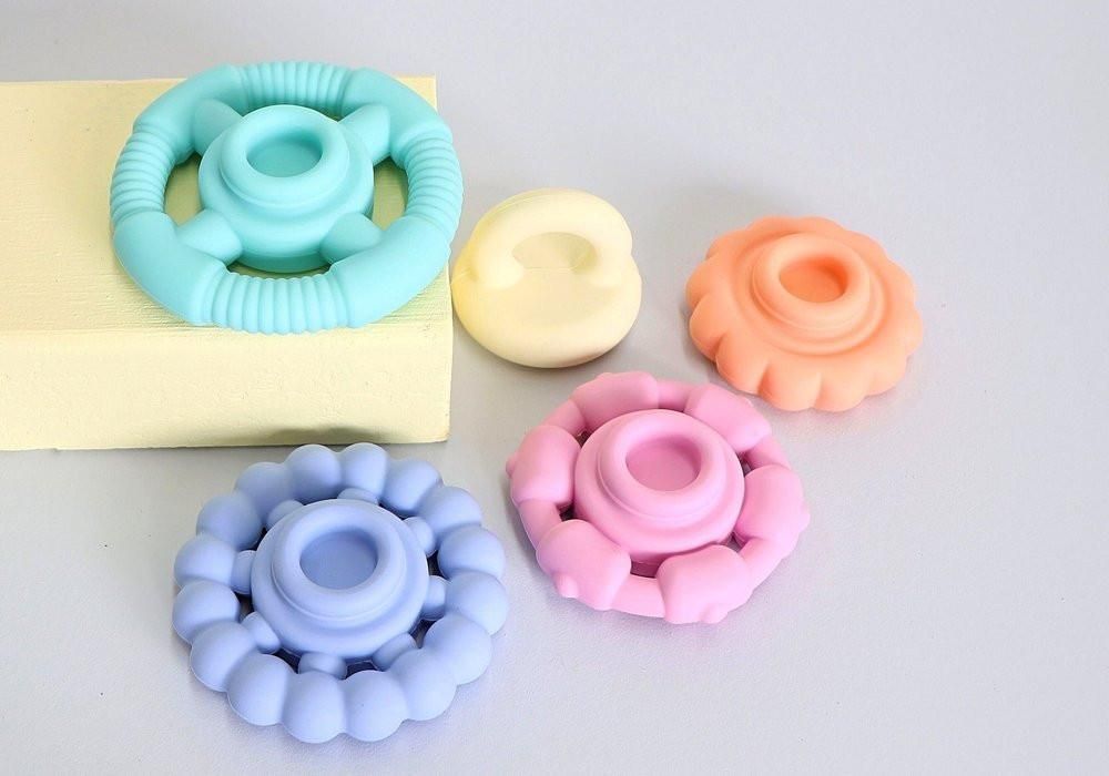 Jellystone Designs Silikonowy Gryzak Pastelowa Wieża Układanka - zdjęcie 1 Jellystone Designs Silikonowy Gryzak Pastelowa Wieża Układanka