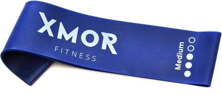 Xmor Fitness Guma Oporowa Mini Band Średnia Xmor Niebieska