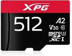 Adata microSDXC XPG 512GB UHS I U3 A2 (AUSDX512GUI3XPGA2R)