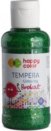 Happy Color Farba Tempera Brokatowa 118Ml Zielony 431625