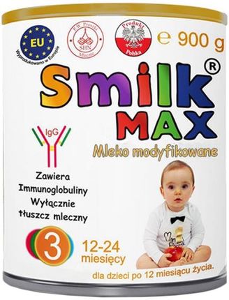 Smilk Max 3 Mleko Następne Po 12 Miesiącu 900G