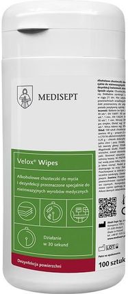 Medi-Sept Chusteczki Do Dezynfekcji Velox Wipes 100Szt 