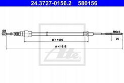 Zdjęcie ATE LINKA HAMULCA VW GOLF III 94-97 24.3727-0156.2 - Ryglice