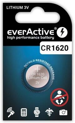 1 x bateria litowa mini everActive CR1620