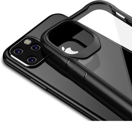 Crong Hybrid Clear Cover - Etui iPhone 11 Pro (czarny) CRG-HCLC-IP11P-BLK