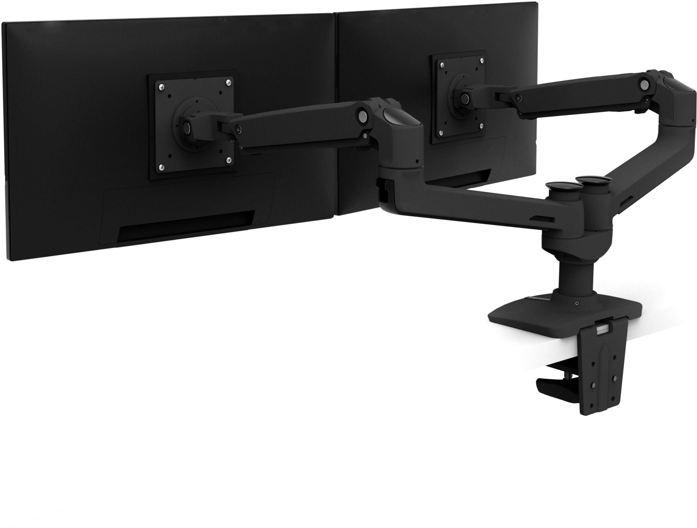 Ergotron LXデュアルデスクマウントアーム 45-245-224 Ergotron Lx Dual 45-245-224 Uchwyt na Monitory, Czarny, 27