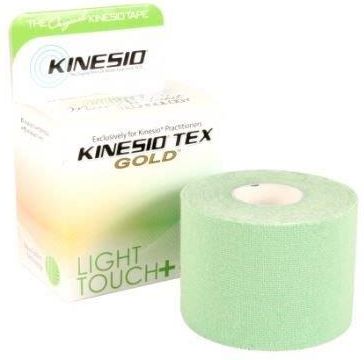 Taśma Kinesio Light Touch 5 cm x 5 cm - zielony uniwersalny