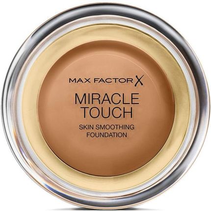 Max Factor Miracle Touch Skin Perfecting Foundation Spf 30 Wygładzający Podkład W Kremie Z Kwasem Hialuronowym 80-Caramel