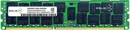 Esus IT Pamięć RAM 1X 16GB ECC REGISTERED DDR3 2RX4 1600MHZ PC3-12800 RDIMM | ESUD31600RD4/16G (ESUD31600RD416G)