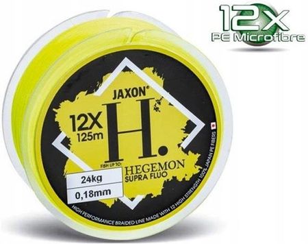 Plecionka Jaxon Hegemon 12X Supra Fluo 0,08mm 125m