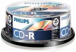 Zdjęcie Płyta Cd-r Philips 700MB Sp 25 szt. - Jeziorany