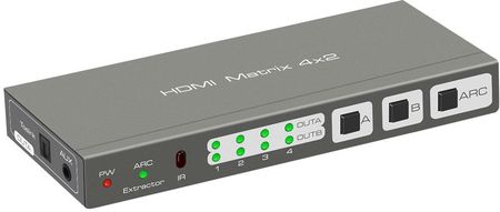 SPACETRONIK MATRIX HDMI 4/2  SPH-M42EA 4K 