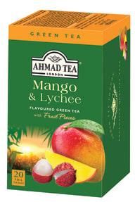 Ahmad Tea Herbata Zielona Mango & Lychee 20 saszetek (40g)