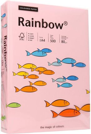 Papier ksero A4 80g jasnoróżowy Rainbow 54