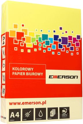 Papier ksero A4 80g cytrynowy Emerson 8058