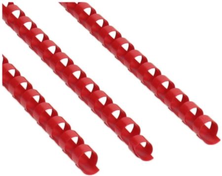 Grzbiet plastikowy 10mm czerwony 65k Argo