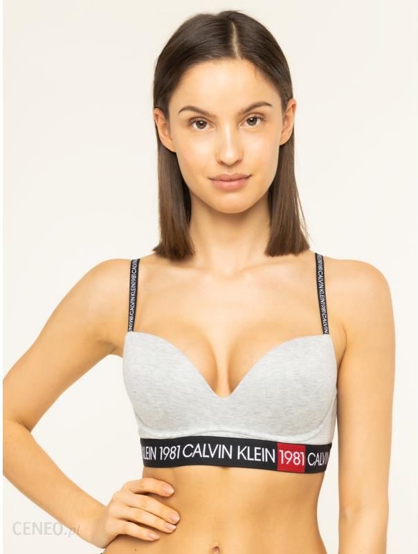 Calvin Klein Underwear Biustonosz bezfiszbinowy 000QF7059E Szary