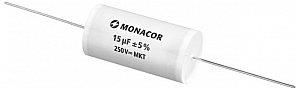 Monacor MKTA-150 Folienkondensator 15µF 250V – Für Lautsprecher, Audio Und Elektronik