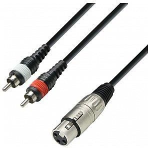 4er Set Mikrokabel 4x Adam Hall Mikrofonkabel 0,5 M – XLR Auf XLR, Rot, 3-Star Serie, Für DMX & Audio Adam Hall K3 XLR Kabel 0,5m Rot 4 Stück DMX