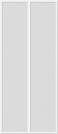 Gockowiak Moskitiera drzwiowa magnetyczna biała 220 cm x 100 cm