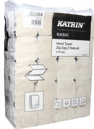 Katrin Ręcznik Papierowy Składka 2W Szary Basic 4000 Zt5039