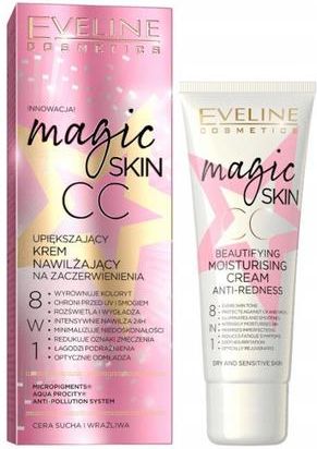 Eveline Krem Magic Skin Cc 8W1 Nawilżający Krem Maskujący Zaczerwienienia 50Ml
