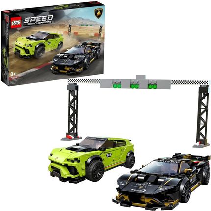 LEGO Speed Champions 76899 Lamborghini Urus ST X i Lamborghini Huracán Super Trofeo EVO 