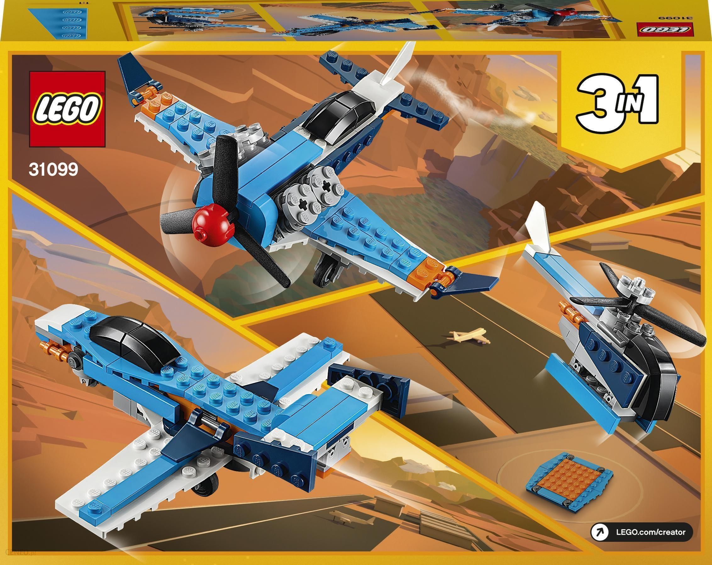 LEGO Creator 31099 Samolot Śmigłowy - ceny i opinie - Ceneo.pl