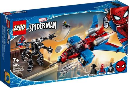 LEGO Marvel 76150 Pajęczy odrzutowiec kontra mech Venoma 