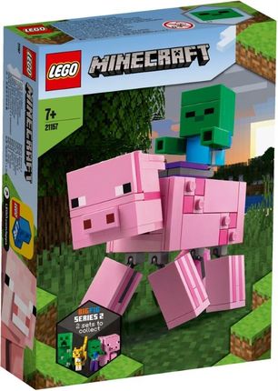 LEGO Minecraft 21157 BigFig - Świnka i mały zombie