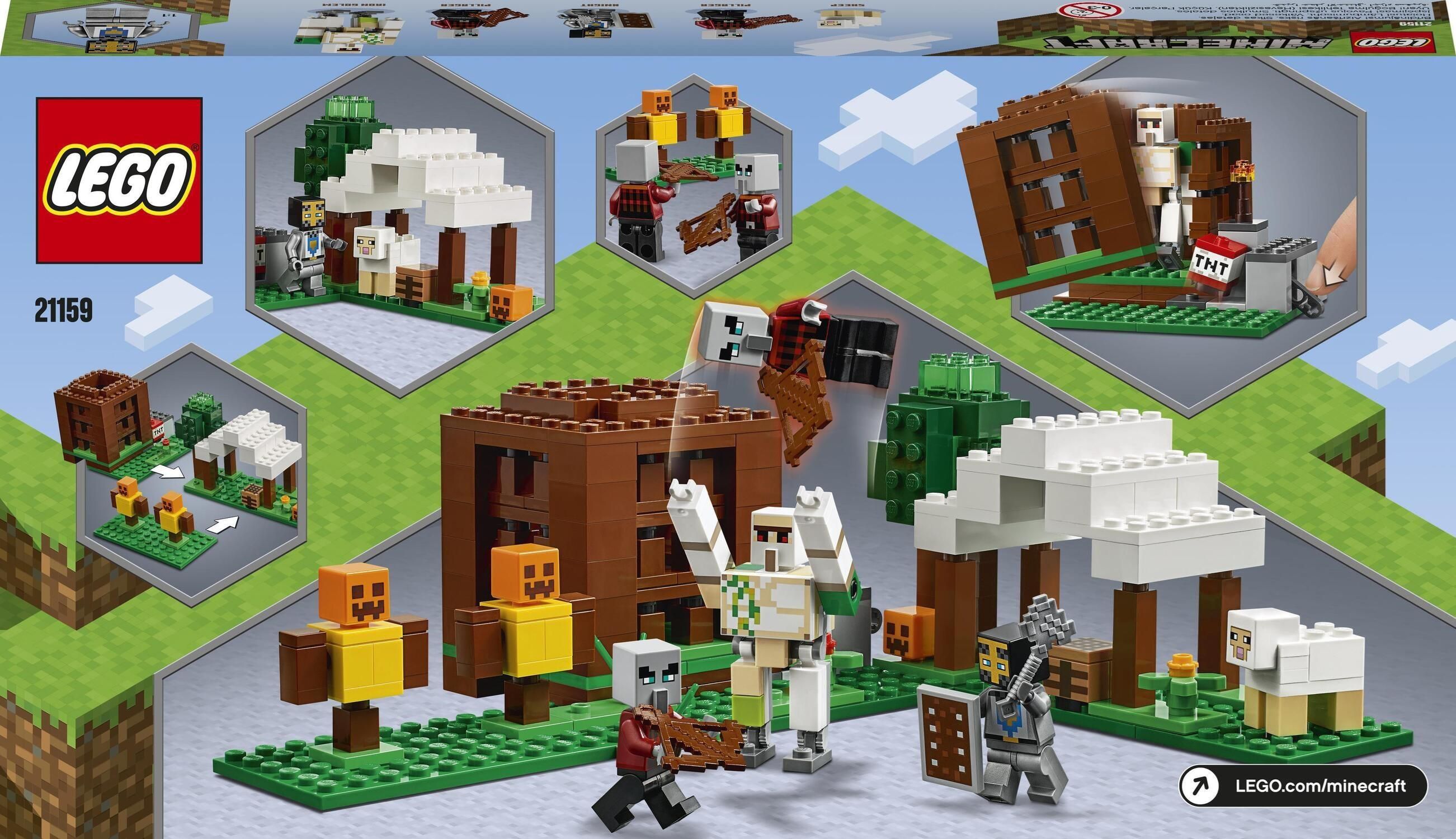 LEGO Minecraft 21159 Kryjówka Rozbójników - ceny i opinie - Ceneo.pl