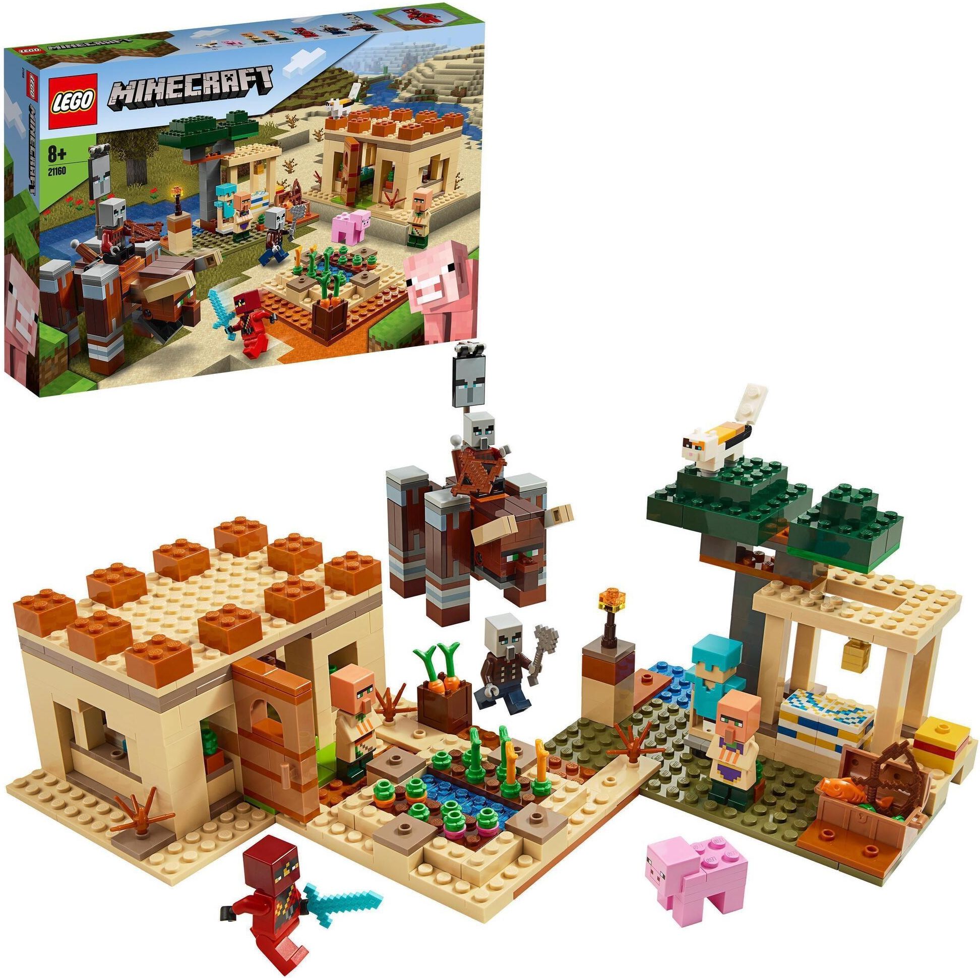 Lego 21160 Minecraft Najazd Zlosadnikow Ceny I Opinie Ceneo Pl