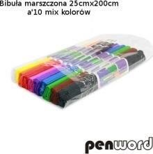 Polsirhurt Bibuła Marszczona Kolorowa Mix 10 Kolorów 25X200