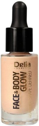 Delia Shape Defined Face&body Glow Rozświetlacz Do Twarzy I Ciała 15ml