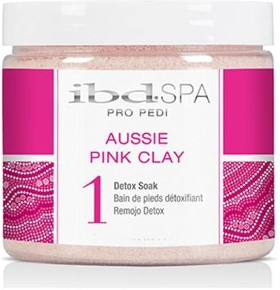 IBD Aussie Pink Clay Detox Soak Sól do kąpieli dłoni i stóp 397g