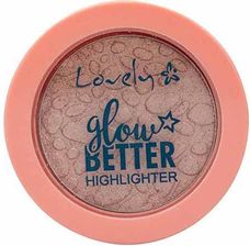 Zdjęcie Lovely Glow Better Highlighter Rozświetlacz Do Twarzy 01 - Mrocza