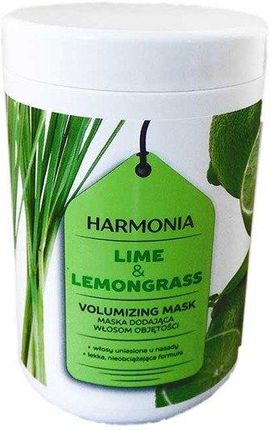 Harmonia Zwiększająca Objętość Maska Do Włosów Lime&Lemongras 1000G