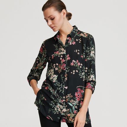 Zjawiskowa Bluzka Koszula Kwiaty Retro XLXXL X494 Ceny i Zjawiskowa Bluzka Koszula Kwiaty Retro XLXXL X494 Ceny i