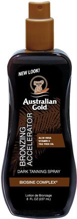 Australian Gold Dark Tanning Accelerator Spray Gel Spray Do Opalania 237 ml