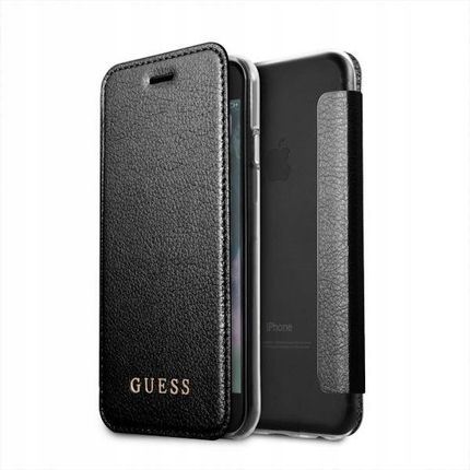 TelForceOne Guess Book Case Iridescent Iphone 6 6S 7 8 Czarny