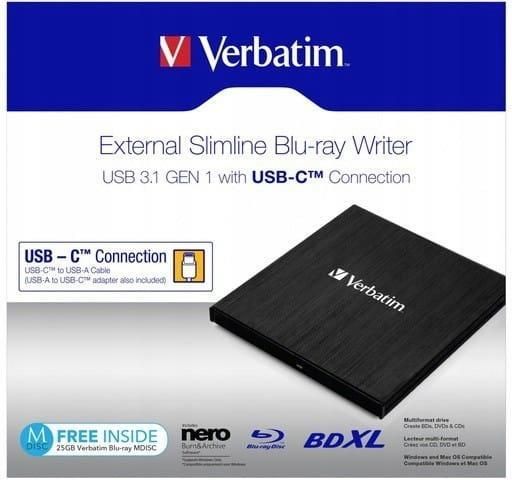 Verbatim Blu-Ray Slimline (43889) - zdjęcie 3 Verbatim Blu-Ray Slimline (43889)