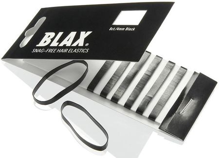 Blax Gumki Do Włosów Snag Free Hair Elastics 4 Mm 8 Sztuk Czarny