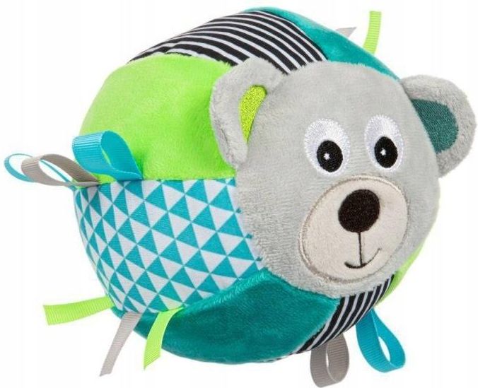 CANPOL BABIES PLUSZOWA PIŁKA SENSORYCZNA Z DZWONECZKIEM BEARS GREY (68/074_GREY) - zdjęcie 2 CANPOL BABIES PLUSZOWA PIŁKA SENSORYCZNA Z DZWONECZKIEM BEARS GREY (68/074_GREY)