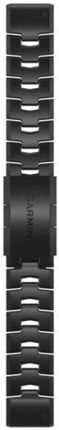 Garmin Tytanowa bransoleta z otworami Fenix 6 Quick Fit 22 mm, szara DLC, do Fenix 5, 5 Plus, Instinct, Forerunner 935 945, MARQ, Quatix 5, Oryginalny