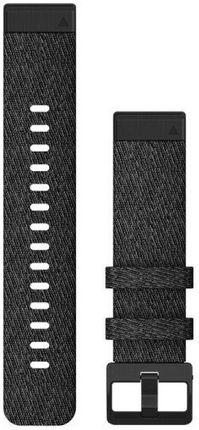 Garmin Pasek Fenix 6S czarny nylonowy Quick Fit 20 mm, pasuje do Fenix 5S, 5S Plus, D2 Delta S, Oryginalny