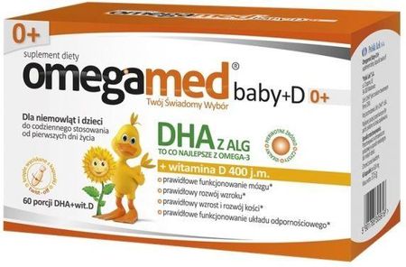 Omegamed Baby+D 0+ 60 kaps