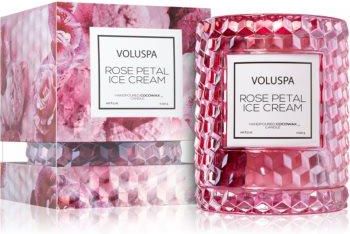 VOLUSPA ROSES ROSE PETAL ICE CREAM 240 G ŚWIECZKA ZAPACHOWA I