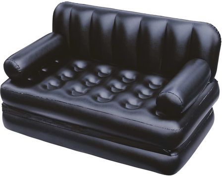 Bestway Dmuchana sofa dwuosobowa 5-w-1, czarna, 188x152x64 cm